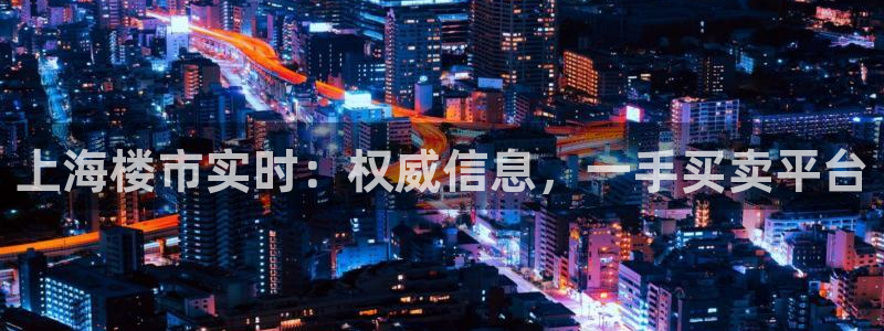 和记官网是一个什么平台：上海楼市实时：权威信息，一手买卖平台