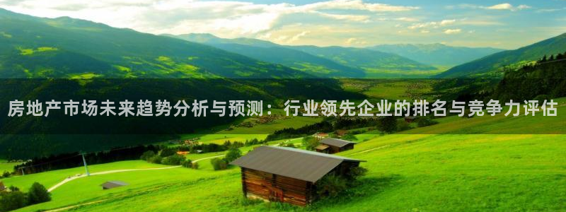 和记国际平台官网：房地产市场未来趋势分析与预测：行业领先企业