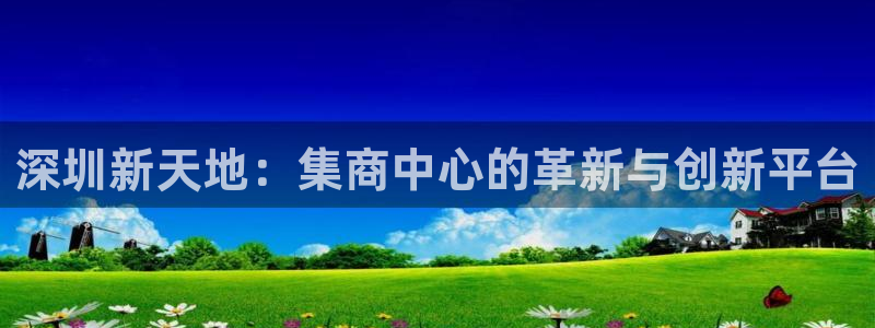 和生记官网：深圳新天地：集商中心的革新与创新平台