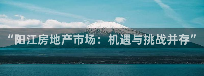 和兴记官网：“阳江房地产市场：机遇与挑战并存”