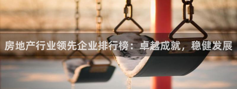 香港和记集团官网：房地产行业领先企业排行榜：卓越成就，稳健发