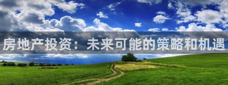 和记娱答疑h88285官网：房地产投资：未来可能的策略和机遇