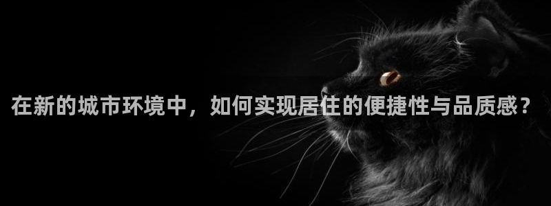 长江和记有限公司 官网：在新的城市环境中，如何实现居住的便捷
