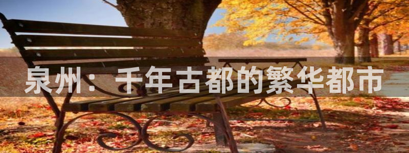 和记怡情官网：泉州：千年古都的繁华都市