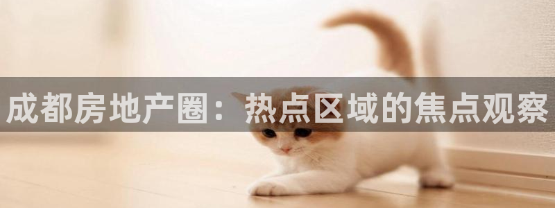 和记娱乐h8官网：成都房地产圈：热点区域的焦点观察