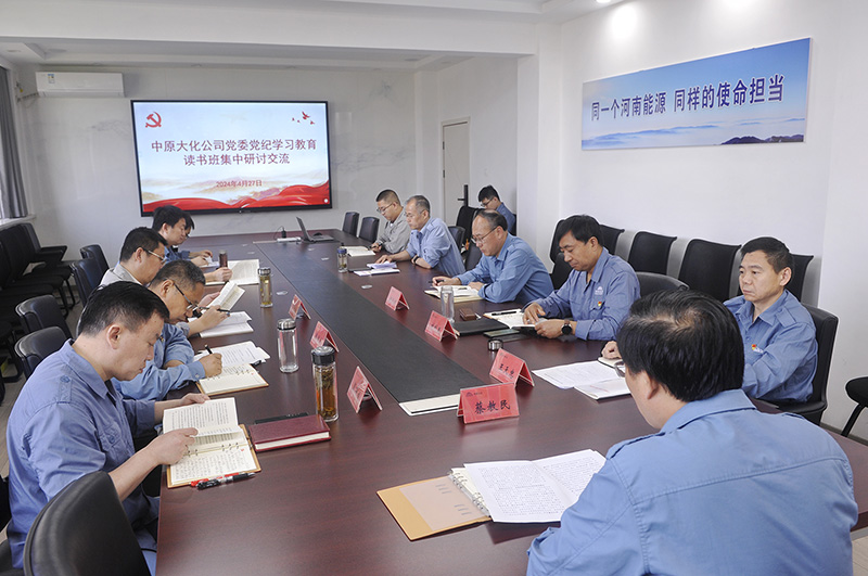 3尊龙凯时人生就是搏公司党委召开党纪学习教育读书班集中交流研讨会
