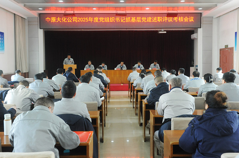 尊龙凯时人生就是搏公司召开2025年度党组织书记抓基层党建述职评议考核会议